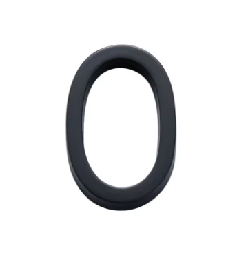 מספרי דלת/בית בצבע שחור